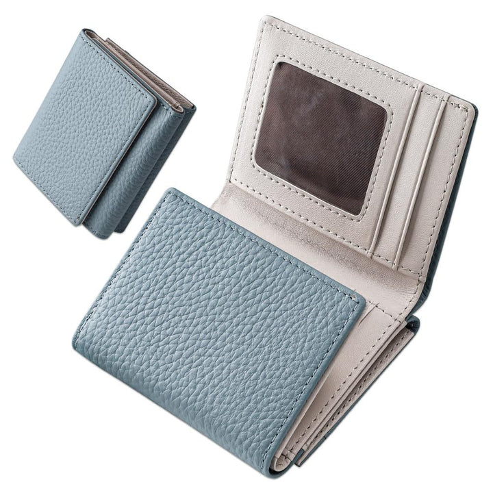 Compact Textured Leather Wallet Kalsten