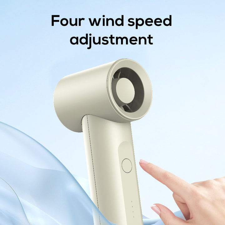Women portable mini fan with rechargeable battery and three speed settings Kalsten