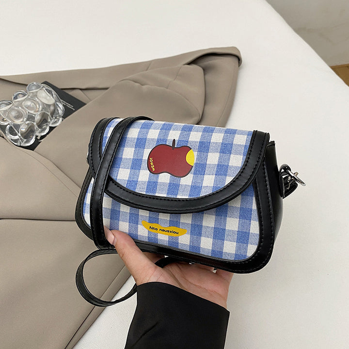 Playful Gingham Pattern Handbag Kalsten