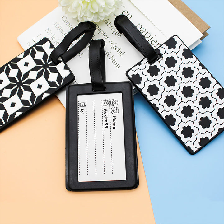 Women's Luggage Tag in Modern Geometric Design Kalsten