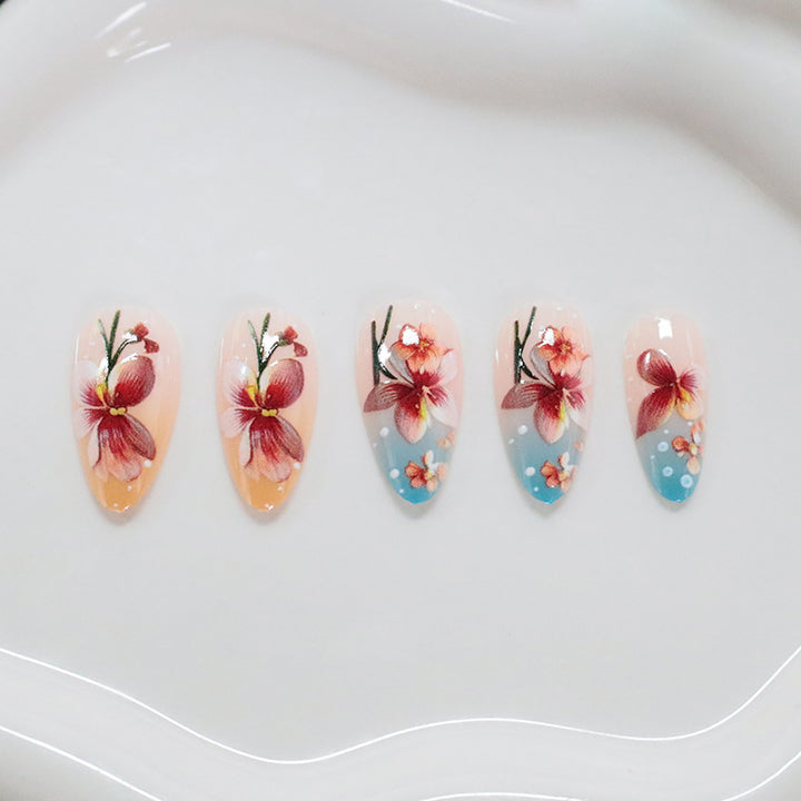 Floral Decorative Nail Art Kalsten