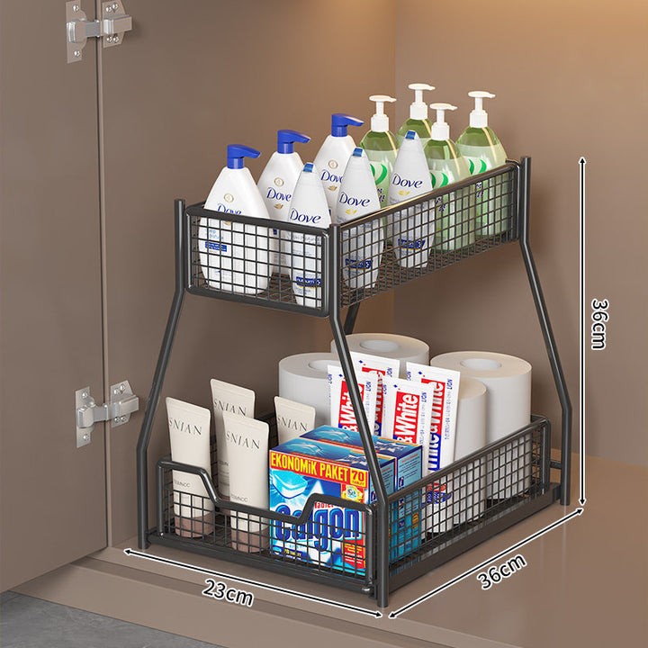 Two-Tier Under-Shelf Storage Organizer Kalsten