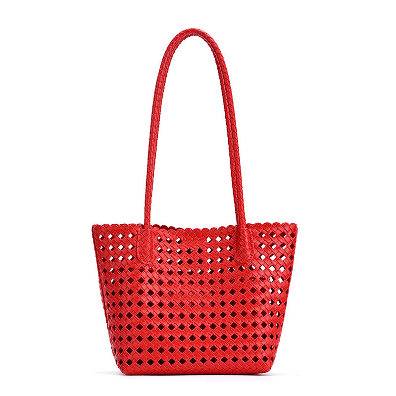 Handwoven Texture Tote Bag