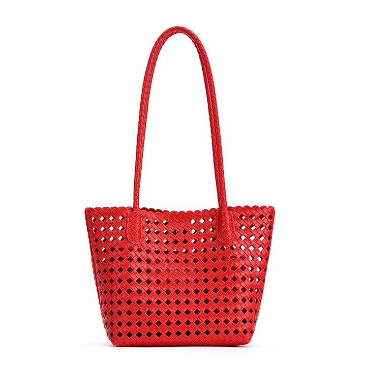 Handwoven Texture Tote Bag