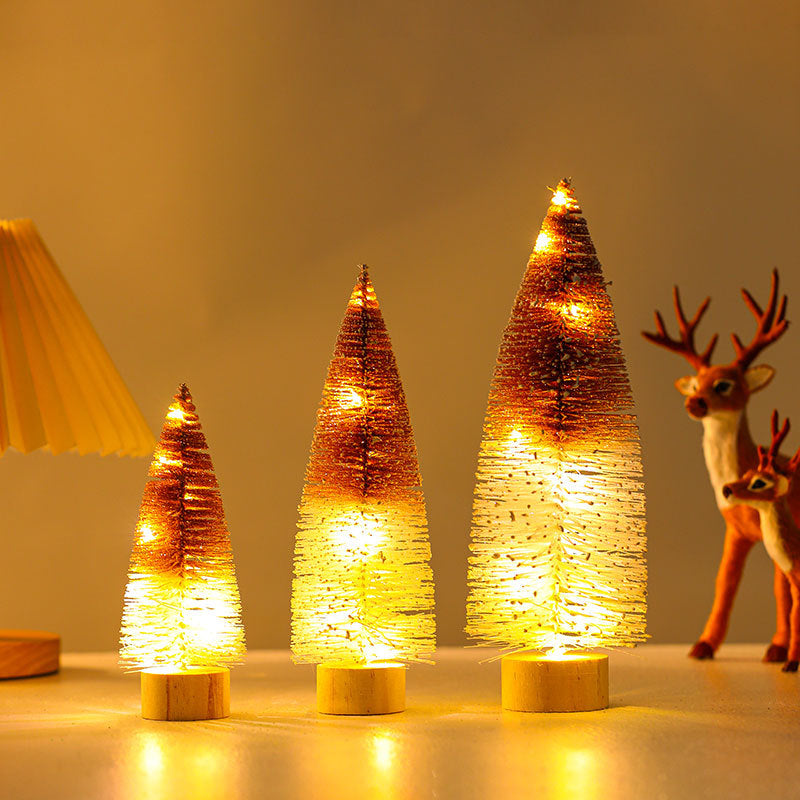Illuminated Decorative Miniature Christmas Trees Kalsten