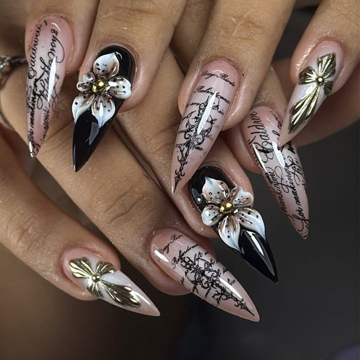 Premium Stiletto Nail Art Extensions Kalsten