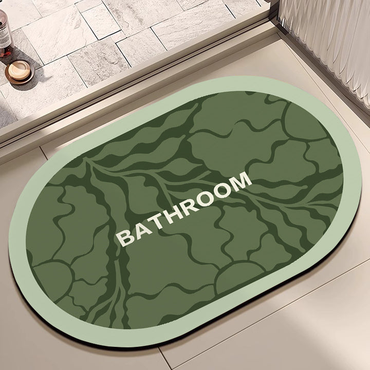 Decorative Floral Bathroom Mat Kalsten