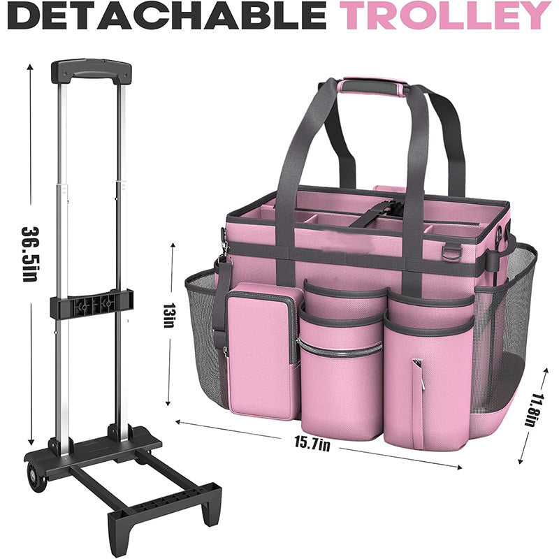 Multifunctional cleaning bag with roll and carry function Kalsten