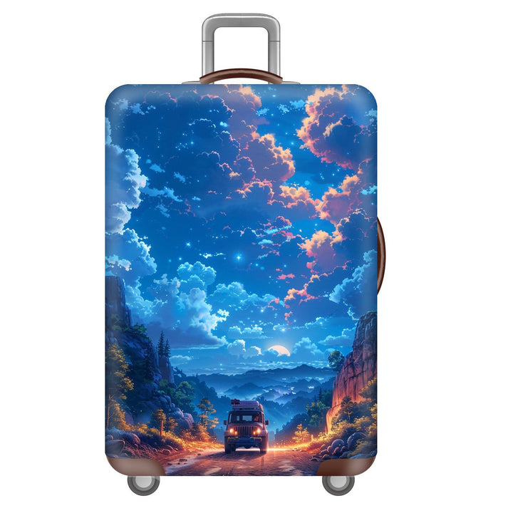 Unisex Hard Shell Suitcase with Dreamy Landscape Design Kalsten