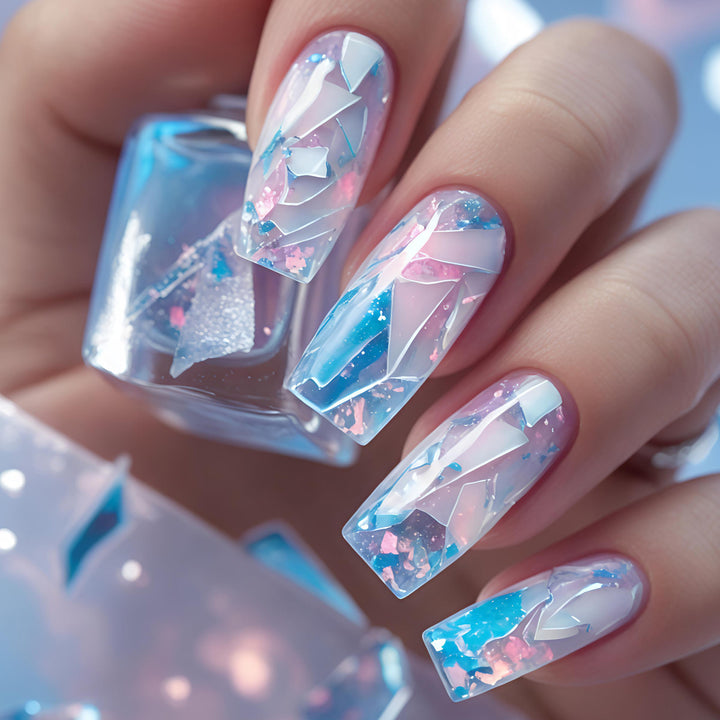 Artistic Geometric Nail Art Kalsten