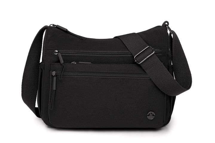 WoMulti-Pocket Crossbody Satchel