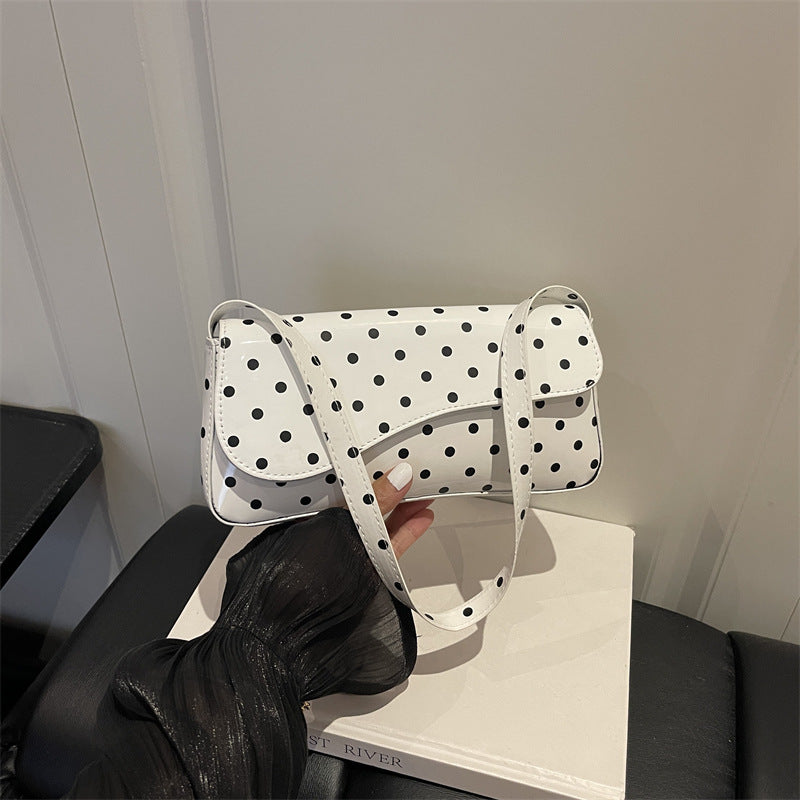Polka Dot Mini Crossbody Handbag