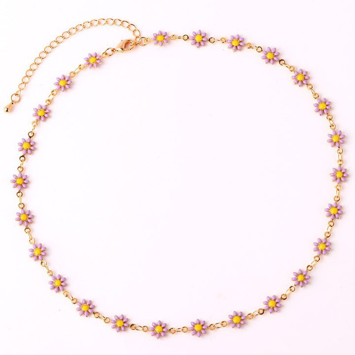 Floral Daisy Chain Necklace Kalsten