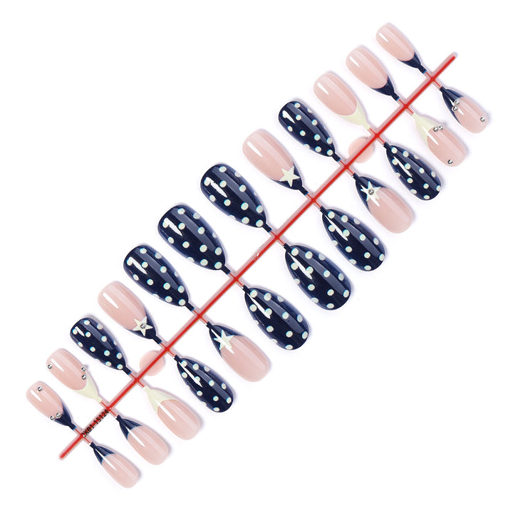 Creative Polka Dot Press-On Nails Set kalsten