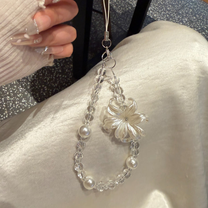 Floral Beaded Charm Phone Strap Kalsten