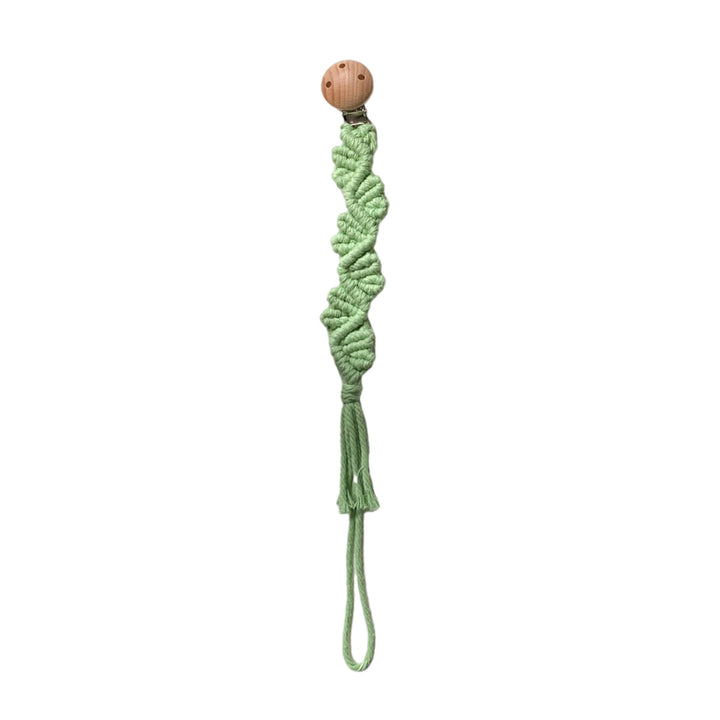 Macrame Keychain Holder with Wooden Accents Kalsten