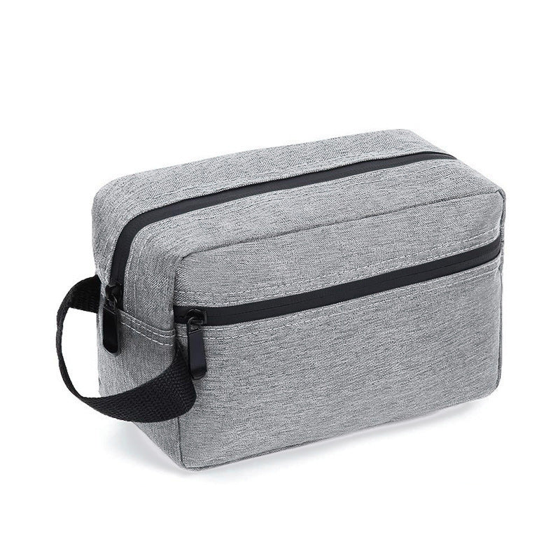 Practical cosmetic bag with two zippers Kalsten