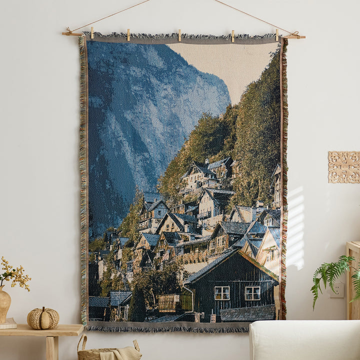 Artistic Woven Tapestry Throw