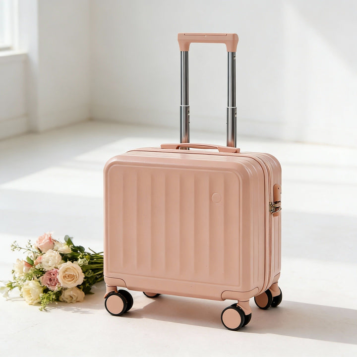 hardshell carry-on suitcase with telescopic handle and 360 degree spinner wheels Kalsten
