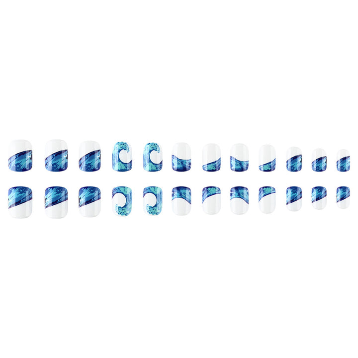 Artistic Ocean Wave Nail Art Set Kalsten