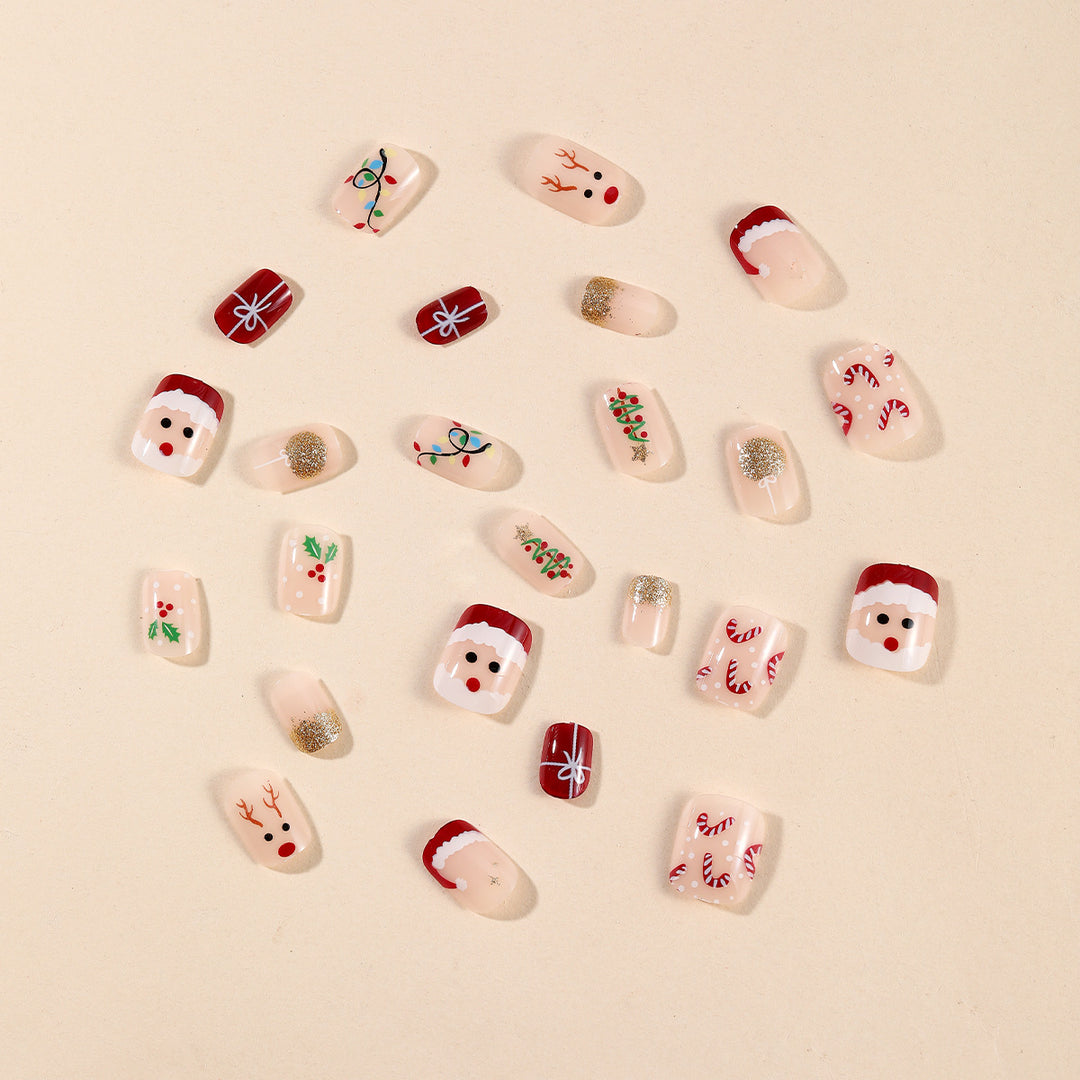 Festive Holiday-Themed 3D Nail Art Kalsten