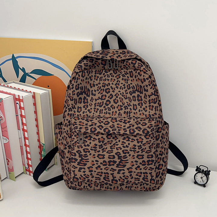 Stylish Backpack in Leopard Print Kalsten