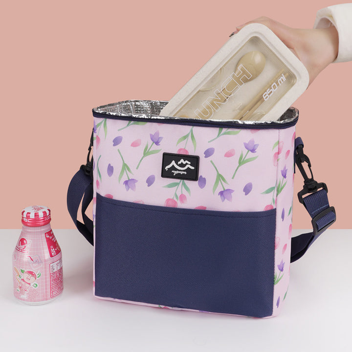 Insulated Floral Print Lunch Box Cooler Kalsten