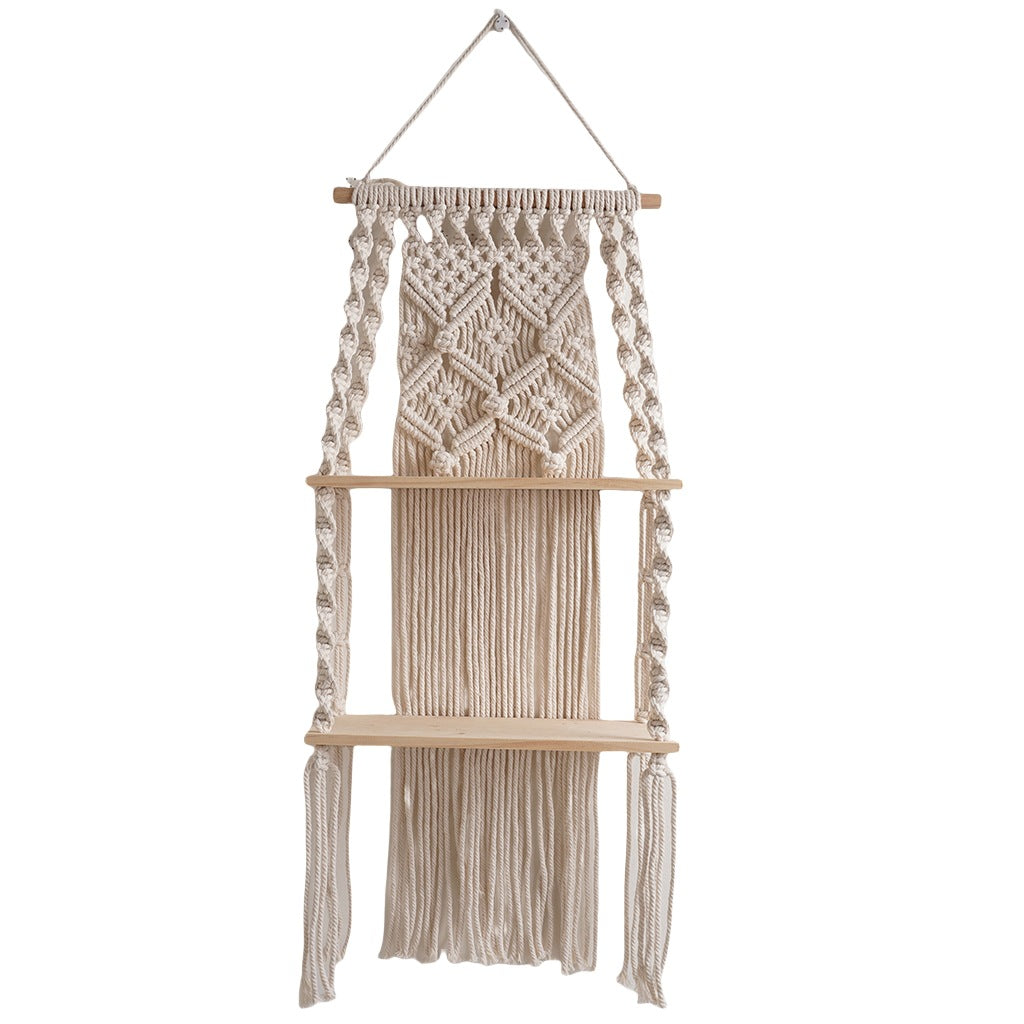 Macrame Wall Shelf Organizer Kalsten