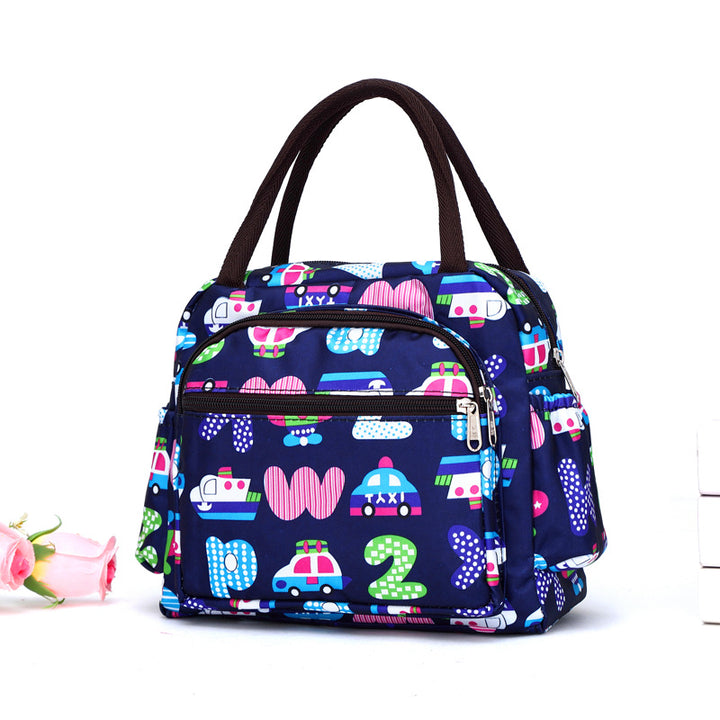 Cat Pattern Insulated Lunch Tote Kalsten