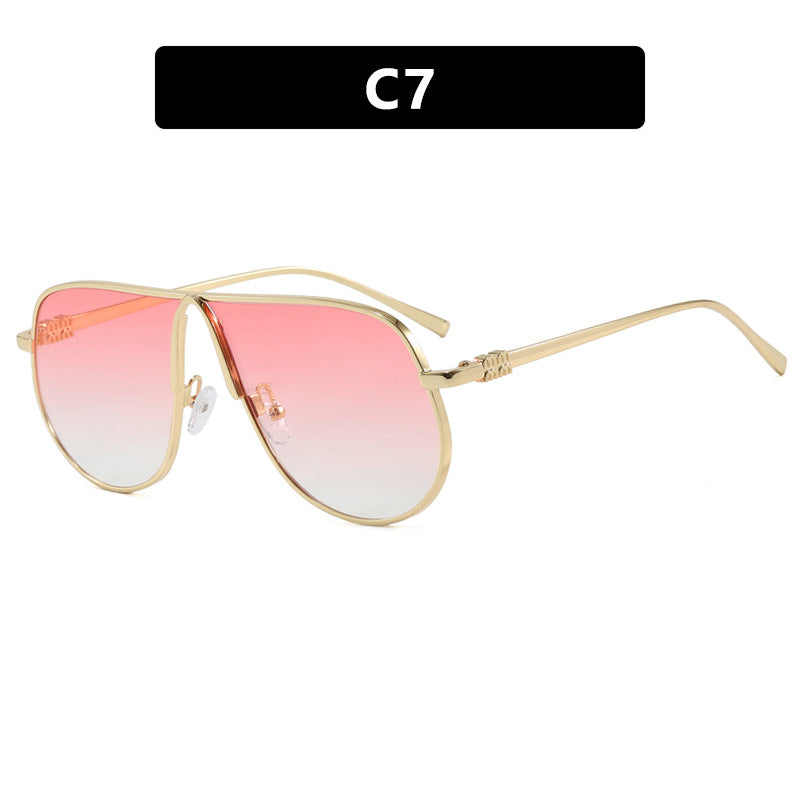 Women's pilot sunglasses with high-quality metal frame and polarized lenses Kalsten