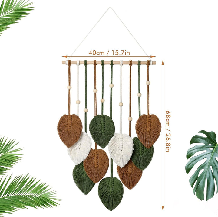 Macrame Leaf Wall Hanging Decor Kalsten 1788942676