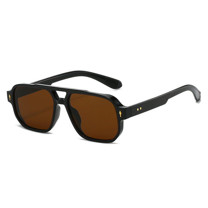 Oversized Geometric Sunglasses with Enhanced UV Protection Kalsten
