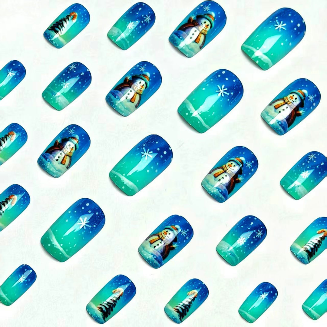 Winter Wonderland Themed Nail Art Kalsten