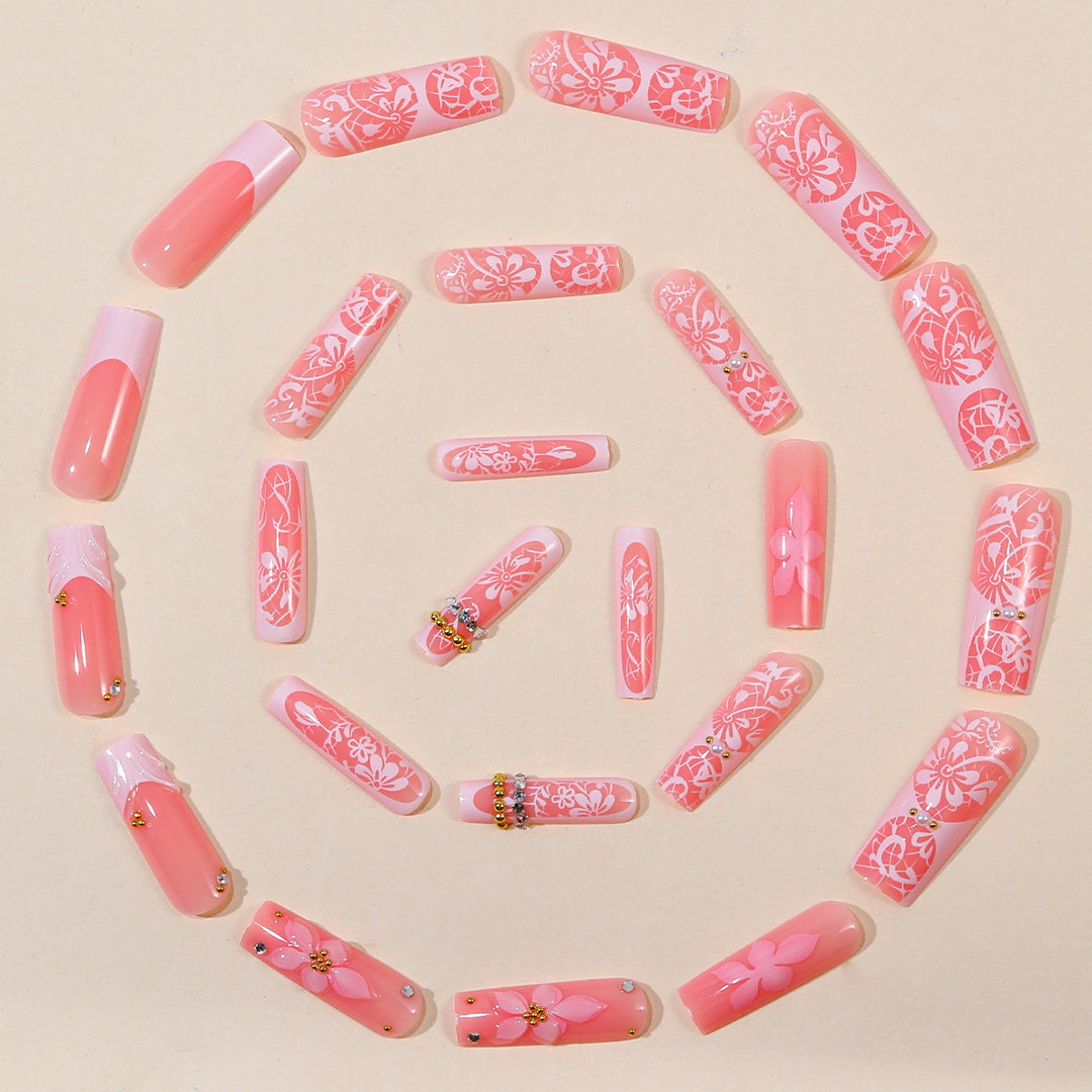 Floral Decorative 3D Nail Art Extensions Kalsten
