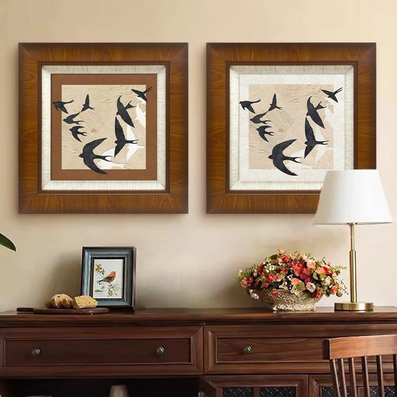 Ingeliëerd Artistic Bird Wall Decoration
