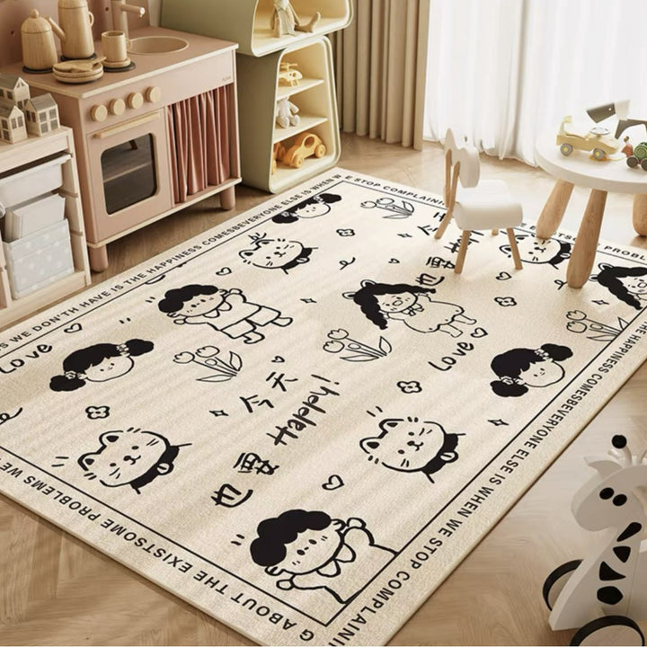 Educational Circus-Themed Area Rug