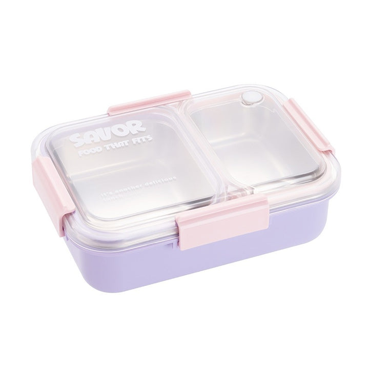 Dual-Compartment Food Storage Container