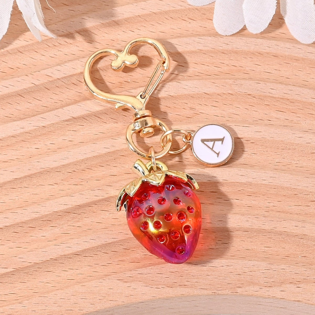 Keychain with Fruity Strawberry Design Kalsten