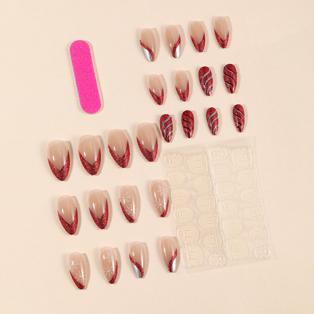 Festive Holiday Themed Nail Art Kalsten