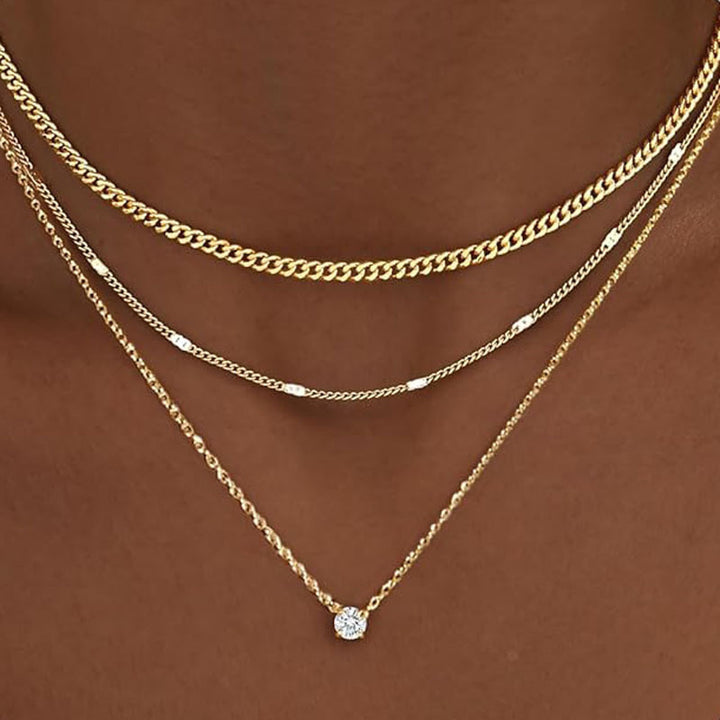 Multi-Layered Chain Necklace Kalsten