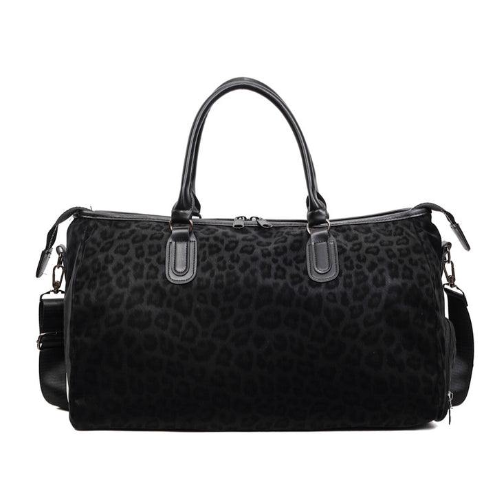Elegant Travel Bag with Innovative Leopard Print Kalsten