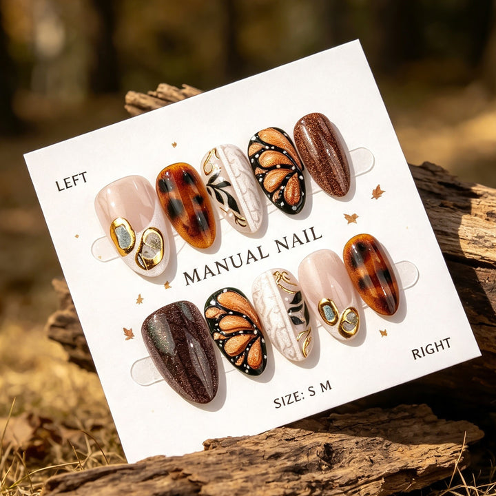 Manual Artistic Press-On Nail Kit