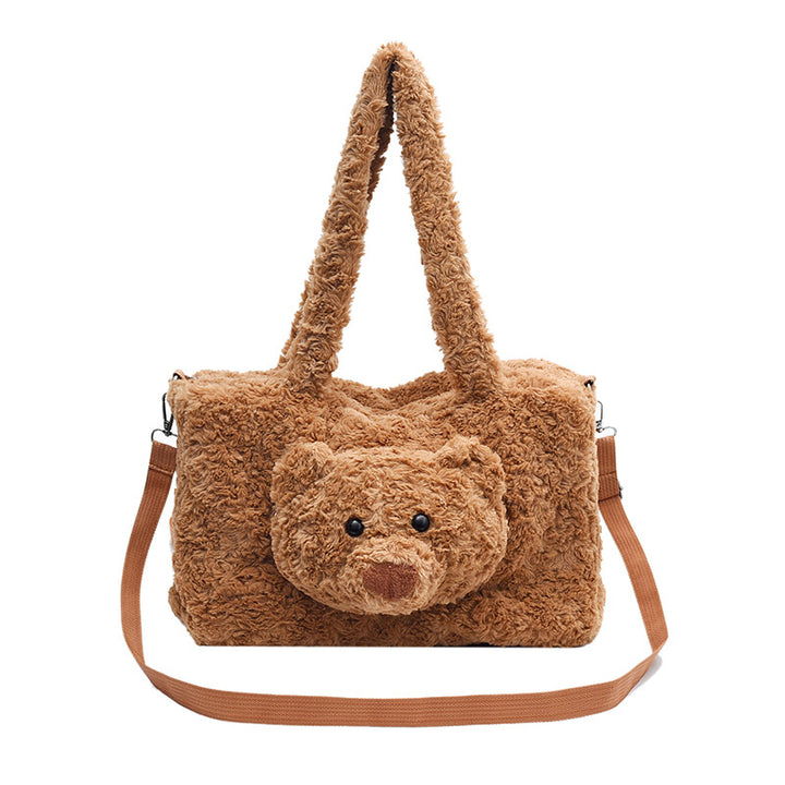 Plush handbag with bear motif Kalsten