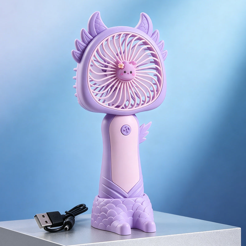 Ladies Portable Mini Handheld Fan with Cat Ears Kalsten