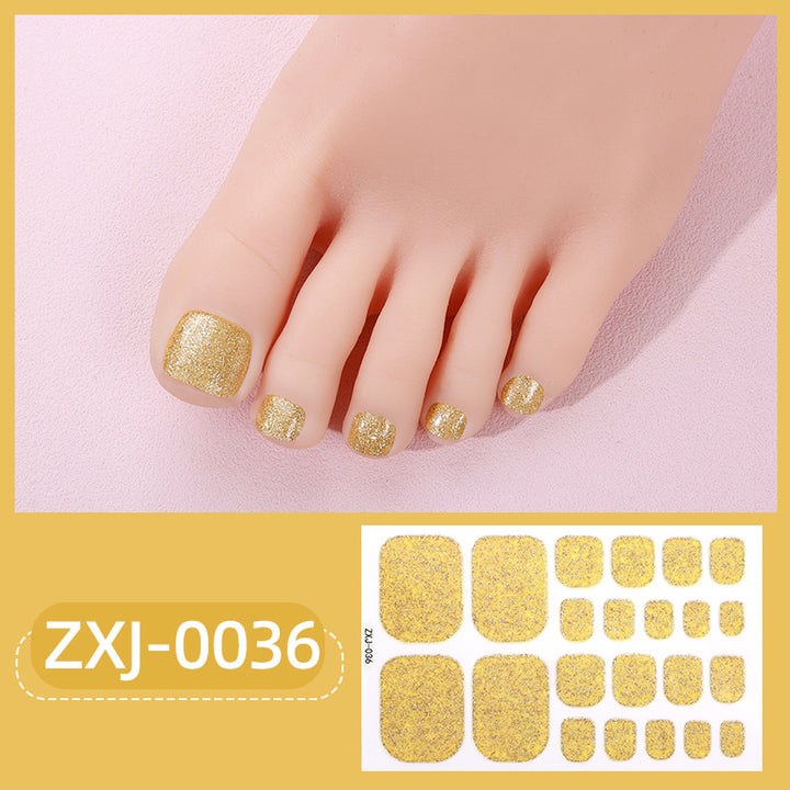 Glittery Toe Nail Wraps  1790954463
