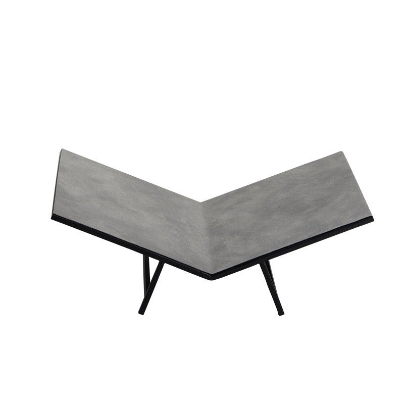 Geometric Concrete Decorative Coffee Table