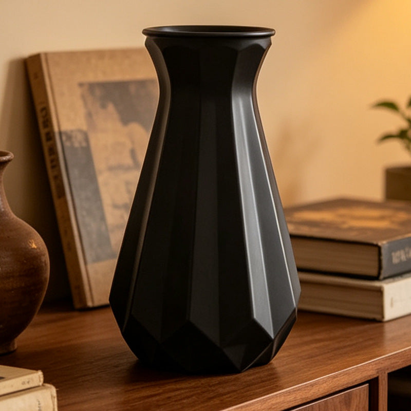 Elegant Geometric Decorative Vase Kalsten