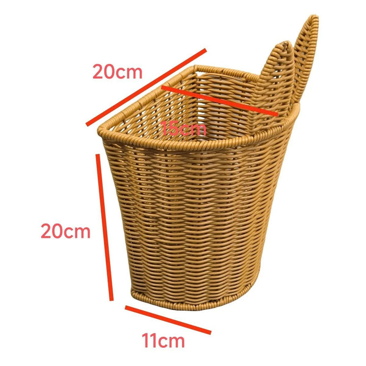 Handcrafted Woven Storage Basket with Dual Handles Kalsten