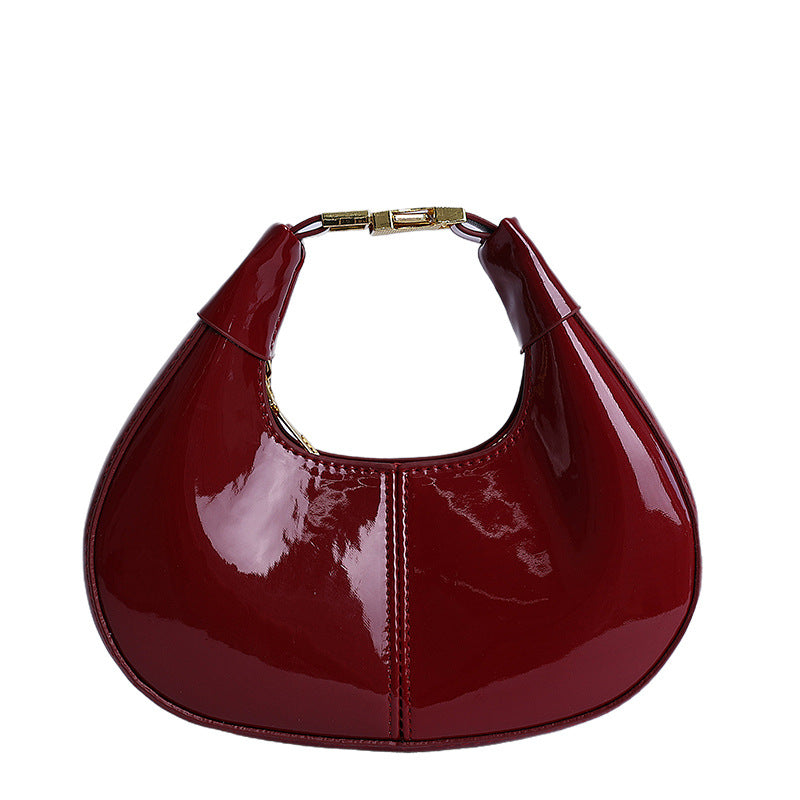 Glossy Patent Leather Evening Handbag Kalsten