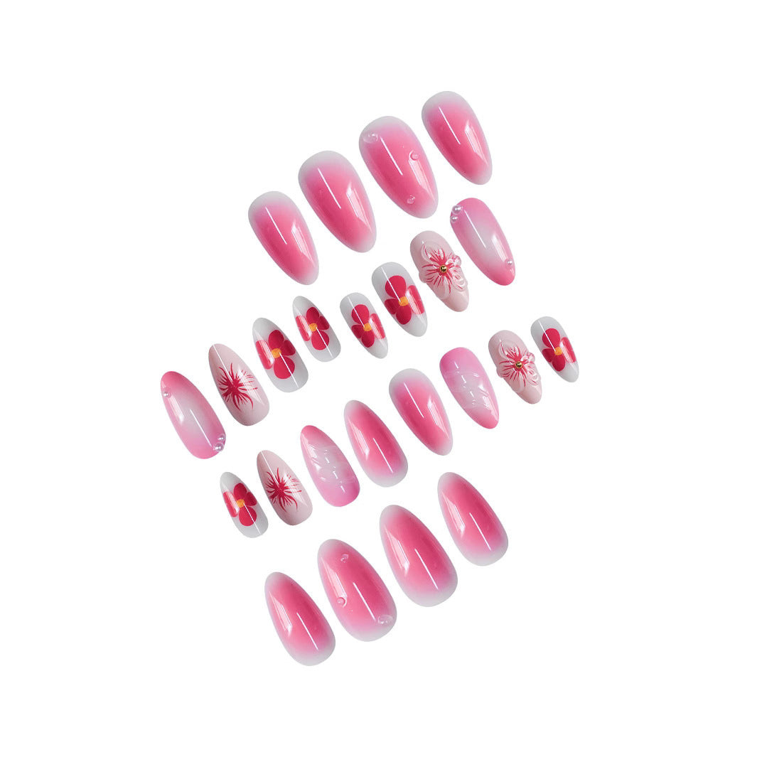 Floral Artisan Nail Enhancements Kalsten